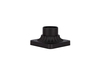 LIT-PaTH Outdoor Post Light Mounting Base, Pier Mount Base with Black Finish, 2-Pack