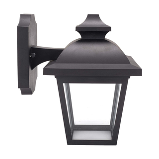 LIT-PaTH Outdoor LED Wall Lantern, Wall Sconce as Porch Lighting Fixture, 5000K Daylight White, 8.3W (60W Equivalent), 585 Lumen, Plastic Housing Plus Glass