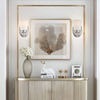 Gruenlich 1-Light Wall Sconce, Bathroom Vanity Lighting Fixture, E26 Base 100W Max, Metal Housing with Glass, Nickel Finish